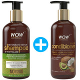 WOW Skin Science Intensive Repair & Revitalize No Parabens, Sulphate & Silicone Shampoo - 300 ml - BuyWow