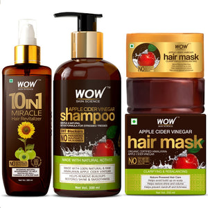 WOW Skin Science Clear Scalp & Hair Kit - Anti-Dandruff - BuyWow