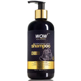 WOW Skin Science Charcoal & Keratin Shampoo - No Sulphates, Parabens, Silicones, Salt & Color - 300 ml - BuyWow