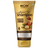 WOW Skin Science Moroccan Argan Oil Shampoo (with DHT Blocker) - No Sulphates, Parabens, Silicones, Salt & Colour - 200 ml - BuyWow