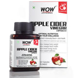 WOW Life Science Raw Apple Cider Vinegar 500 mg - 60 Vegetarian Capsules - BuyWow