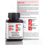 WOW Life Science Raw Apple Cider Vinegar 500 mg - 60 Vegetarian Capsules - BuyWow