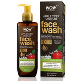 WOW Skin Science Apple Cider Vinegar Face Wash - with Organic Certified Himalayan Apple Cider Vinegar - For Cleansing Skin, Balancing Skin Oils- No Parabens, Sulphate, Silicones & Color - 200 ml