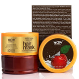WOW Skin Science Apple Cider Vinegar Hair Mask with Apple Cider Vinegar & Sweet Almond Oil - 200 ml - BuyWow