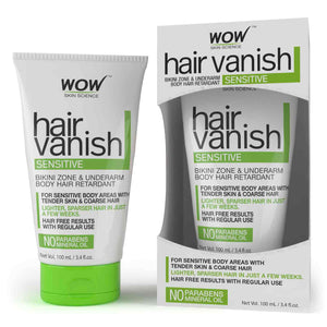 WOW Skin Science Hair Vanish Sensitive No Parabens and Mineral Oil - 100 ml - BuyWow