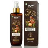 WOW Skin Science Cold Pressed Moroccan Argan Hair Oil - No Mineral Oil & Silicones - 200 ml - BuyWow