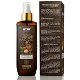 WOW Skin Science Cold Pressed Moroccan Argan Hair Oil - No Mineral Oil & Silicones - 200 ml - BuyWow