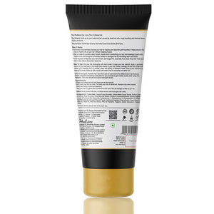 WOW Skin Science Charcoal & Keratin Shampoo - No Sulphates, Parabens, Silicones, Salt & Color - 200 ml - BuyWow