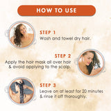 WOW Skin Science Apple Cider Vinegar Hair Mask with Apple Cider Vinegar & Sweet Almond Oil - 200 ml - BuyWow