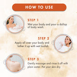 WOW Skin Science Amazon Rainforest Collection - Volcanic Gold Clay Shower Gel (With Acai, Passion Fruit and Rice Oil Complex) - No Parabens, Sulphate, Silicones and Color - 250 ml - BuyWow