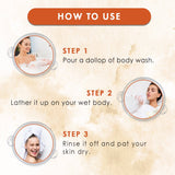 WOW Skin Science Apple Cider Vinegar Foaming Body Wash - No Parabens, Sulphate, Silicones & Color - 250 ml - BuyWow