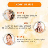 WOW Skin Science AM2PM SPF50 Water Resistant No Parabens & Mineral Oil Sunscreen Lotion - 100 ml - BuyWow