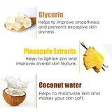 WOW Skin Science Pineapple & Fresh Coconut Water Foaming Body Wash - No Parabens, Sulphate, Silicones & Color - 250 ml - BuyWow