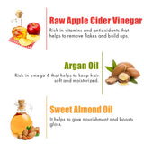 WOW Skin Science Apple Cider Vinegar Shampoo - WOWsome Twosome No Parabens & Sulphates Hair Care Package - 600 ml - BuyWow