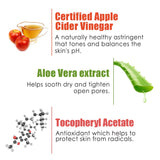 WOW Skin Science Apple Cider Vinegar Foaming Face Wash - No Parabens, Sulphate & Silicones (with built-in brush) - BuyWow