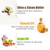 WOW Skin Science Shea Butter and Cocoa Butter Moisturizing Body Lotion, Deep Hydration - 300 ml - BuyWow