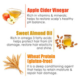 WOW Skin Science Apple Cider Vinegar Hair Mask with Apple Cider Vinegar & Sweet Almond Oil - 200 ml - BuyWow