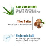 WOW Skin Science Aloe Vera Body Lotion - Ultra Light Hydration - No Mineral Oil, Parabens, Silicones, Color & PG - 300 ml - BuyWow