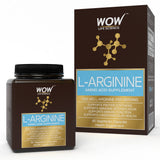 WOW Life Science L-Arginine Amino Acid Supplement 1000mg - 60 Vegetarian Capsules - BuyWow