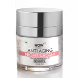 WOW Skin Science Anti Aging No Parabens & Mineral Oil Night Cream - 50 ml - BuyWow