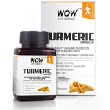 WOW Life Science Turmeric 200 mg - 60 Vegetarian Capsules - BuyWow