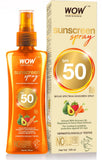 WOW Skin Science UV Water Transparent Sunscreen Spray SPF 50 - Quick Absorbing,Oil Free,Non Sticky-with Raspberry & Carrot Seed Extract-No Parabens, Silicones, Mineral Oil, Color & Benzophenone - 100 ml - BuyWow