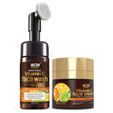 WOW Skin Science Vitamin C Face Wash + Vitamin C Cream - BuyWow
