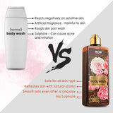 WOW Skin Science Rose Otto Foaming Body Wash - No Parabens, Sulphate, Silicones & Color - 250 ml - BuyWow