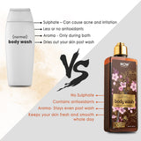 WOW Skin Science Japanese Cherry Blossom Foaming Body Wash - No Parabens, Sulphate, Silicones & Color - 250 ml - BuyWow