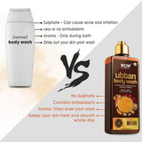 WOW Skin Science Ubtan Body Wash with Chickpea Flour, Almond Extract, Saffron & Turmeric Extracts - No Sulphate, Parabens, Silicones & Color - 250 ml - BuyWow