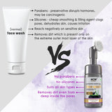 WOW Skin Science Charcoal Foaming Face Wash with Built-In Face Brush for Deep Cleansing - No Parabens, Sulphate, Silicones & Color - 100 ml - BuyWow