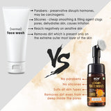 WOW Skin Science Ubtan Foaming Face Wash with Built-In Face Brush for Deep Cleansing - No Parabens, Sulphate, Silicones & Color - 100 ml - BuyWow