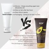 WOW Skin Science Avocado Gentle Hand Cream With Avocado Oil + Hyaluronic Acid - No Parabens, Silicones, Mineral Oil, Color & Pg - 40 ml - BuyWow
