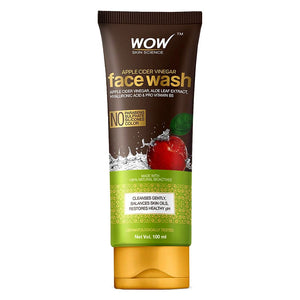 WOW Skin Science Apple Cider Vinegar Face Wash - No Parabens, Sulphate, Silicones & Color - 100 ml - BuyWow