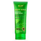 WOW Skin Science Aloe Vera With Hyaluronic Acid and Pro Vitamin B5 Hydrating Gentle Face Wash - No Parabens, Silicones & Color - 100 ml - BuyWow