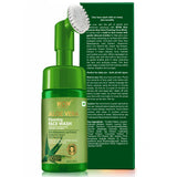 WOW Skin Science Aloe Vera Foaming Face Wash With Built-In Face Brush For Deep Cleansing - No Parabens, Sulphate, Silicones & Color - 100 ml - BuyWow