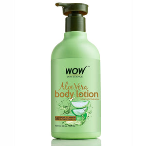 WOW Skin Science Aloe Vera Daily Body Lotion (Ultra Light) - 300 mL - BuyWow