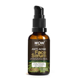 WOW Skin Science Anti Acne Face Serum - Natural Neem Leaf Oil, Tea Tree Oil, Caviar Lime Fruit Extract - Spot Therapy - No Parabens, Silicones & Fragrance - 30 ml - BuyWow