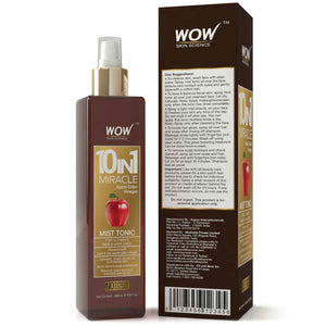 WOW Skin Science 10 in 1 Miracle Apple Cider Vinegar No Parabens, Sulphate & Silicones Mist Tonic - 200 ml - BuyWow