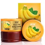 WOW Skin Science Banana Pulp Body Butter - No Parabens, Silicones, Mineral Oil & Color - 200 ml - BuyWow