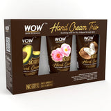 WOW Skin Science Gentle Hand Cream Trio - Avocado + Coconut + English Rose - No Parabens, Silicones, Mineral Oil, Color & PG - 40 ml (Pack of 3) - BuyWow