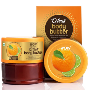WOW Skin Science Citrus Butter - No Parabens, Silicones, Mineral Oil & Color - 200 ml - BuyWow