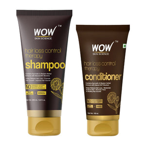 WOW Skin Science Hair Loss Control Therapy Shampoo + Hair Loss Control Therapy Conditioner- 350 ml - BuyWow