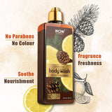 WOW Skin Science Lemon & Pine Foaming Body Wash - No Parabens, Sulphate, Silicones & Color - 250 ml - BuyWow