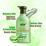 WOW Skin Science Aloe Vera Daily Body Lotion (Ultra Light) - 300 mL - BuyWow