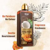 WOW Skin Science Pineapple & Fresh Coconut Water Foaming Body Wash - No Parabens, Sulphate, Silicones & Color - 250 ml - BuyWow