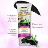 WOW Skin Science Activated Charcoal Skin Refining Kit - Face Scrub + Face Wash - BuyWow