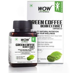 WOW Life Science Green Coffee Bean Extract Capsules - 60 Count - BuyWow