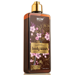 WOW Skin Science Japanese Cherry Blossom Foaming Body Wash - No Parabens, Sulphate, Silicones & Color - 250 ml - BuyWow