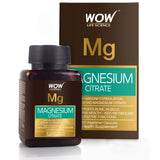 WOW Life Science Magnesium Citrate 500mg - 60 Vegetarian Capsules - BuyWow